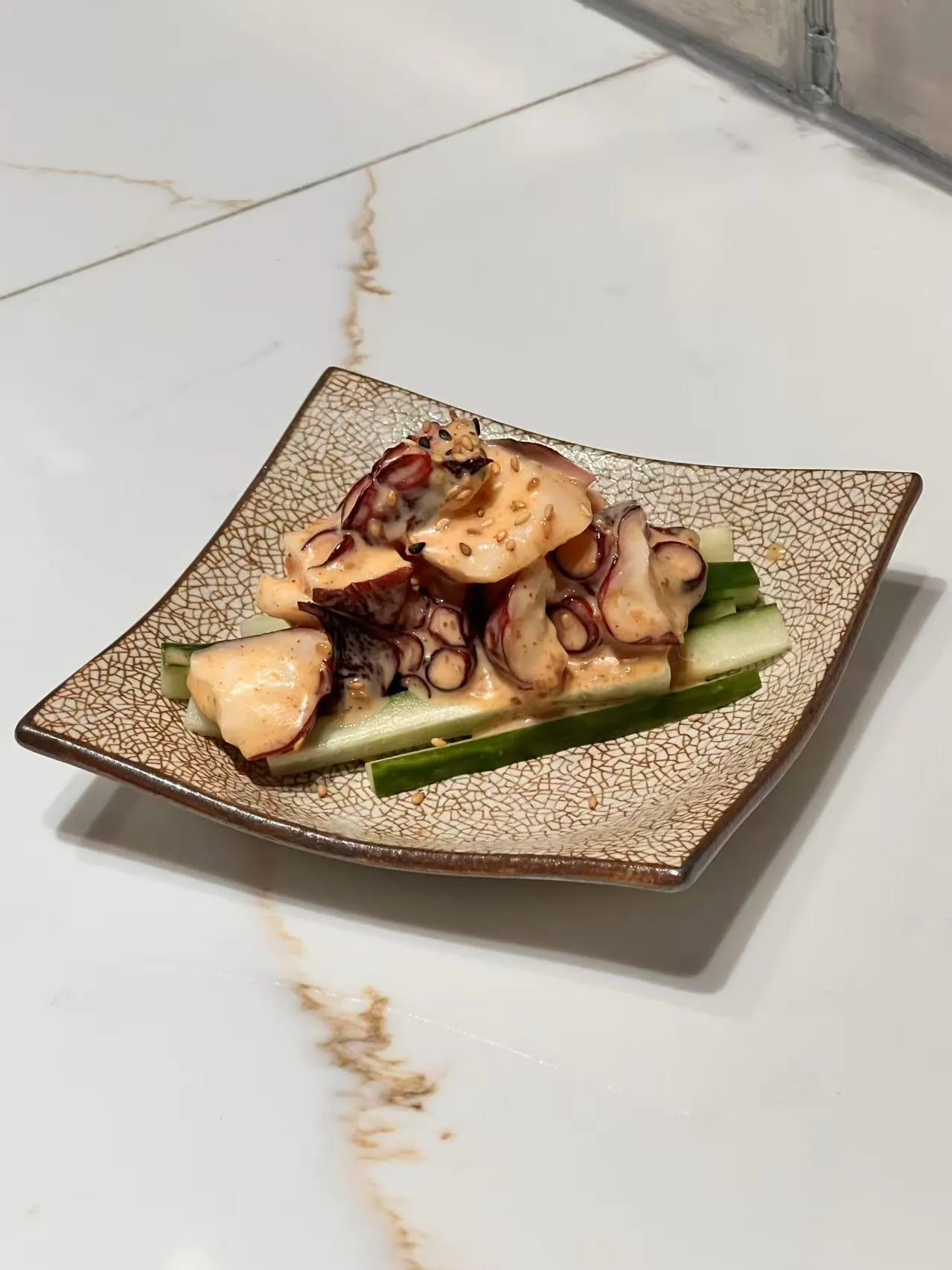 Spicy Octopus Salad at Izumi Sushi, Asian Restaurant in Castle Rock